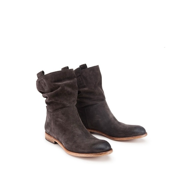 Alberto Fermani Umbria Slouchy Suede Ankle Boot Colour Anthracite Side 39 - Picture 2 of 12